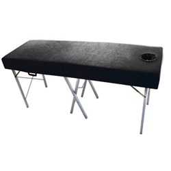 Bed Cover With Face Hole Terry Towelling - Charcoal